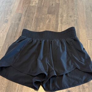 Women's Black Athletic Shorts